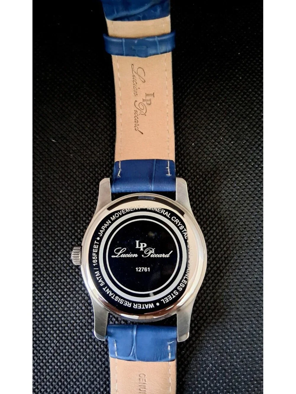 Lucien Piccard Stear LP-12671 Leather Watch IN BOX